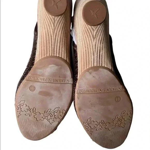 PIKOLINOS BROWN LEATHER WOMEN’S SANDALS!! SIZE EUR 41/US 10.5 **NWT** - Picture 7 of 16